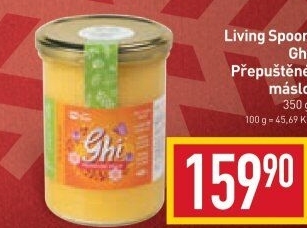 Přepuštěné máslo Ghí Living Spoon