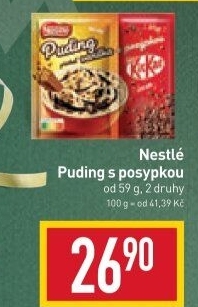 Pudink s posypkou Nestlé