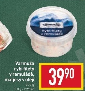 Rybí filety v remuládě Varmuža