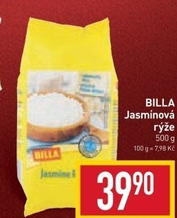 Rýže jasmínová Billa