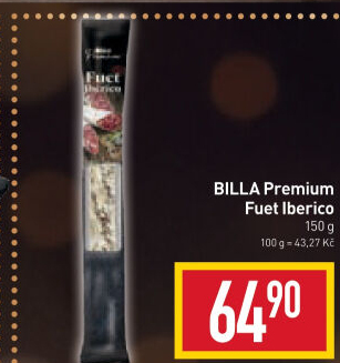Salám Fuet Iberico Premium Billa
