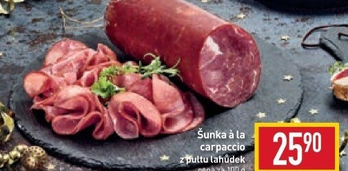 Šunka a la carpaccio