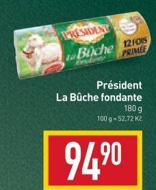 Sýr kozí La Buche fondante Président