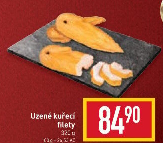 Uzené kuřecí filety