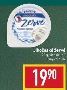 Žervé Jihočeské Madeta