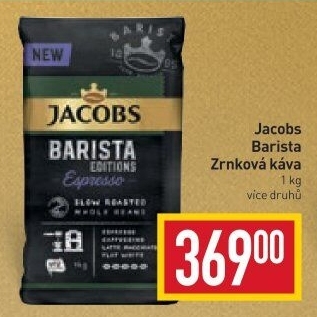 Zrnková káva Barista Jacobs