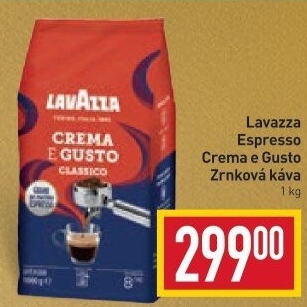 Zrnková káva Crema e Gusto Espresso Lavazza