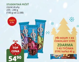 Čokoláda Studentská pečeť Orion