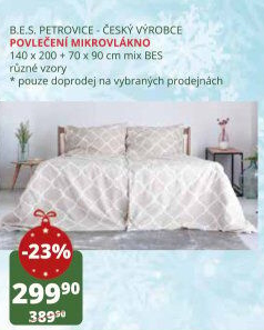 Povlečení mikrovlákno B.E.S. Petrovice