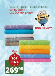 Sada ručník a osuška B.E.S. Petrovice