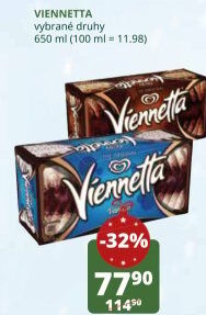 Zmrzlinová roláda Viennetta Algida