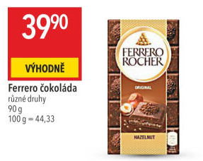 Čokoláda Ferrero