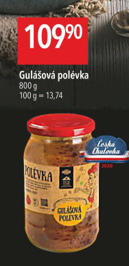 Gulášová polévka Globus
