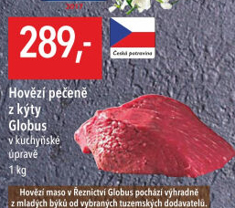 Hovězí pečeně z kýty Globus