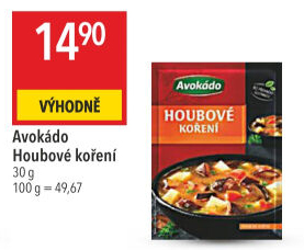 Koření houbové Avokádo