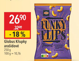 Křupky arašídové Globus