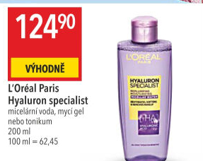 Micelární voda Hyaluron specialist L'