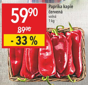 Paprika červená kapie