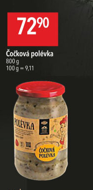 Polévka čočková Globus