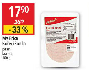 Šunka kuřecí prsní My Price