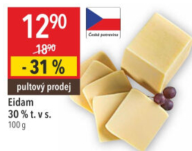 Sýr Eidam 30%