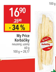 Sýr korbáčky My price