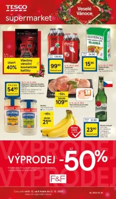akční leták Tesco 6.12.2023-12.12.2023