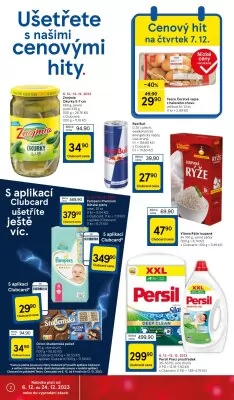 akční leták Tesco 6.12.2023-12.12.2023