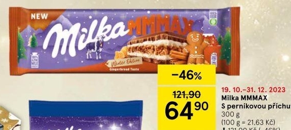 Čokoláda Milka - Tesco akcniletaky.com