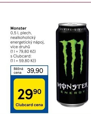 Energetický nápoj Monster Energy