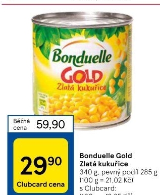 Kukuřice sterilovaná Gold Bonduelle