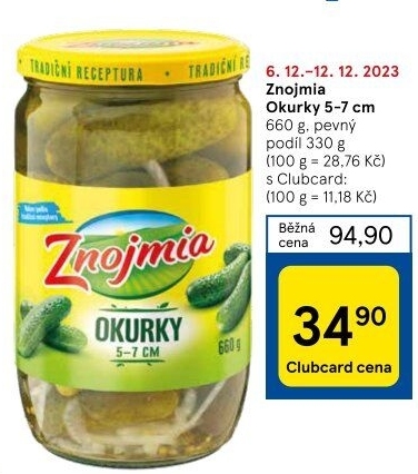Okurky Znojmia