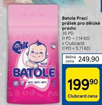 Prací prášek Batole Qalt