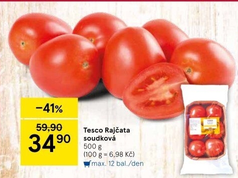 Rajčata soudková Tesco