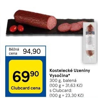 Salám Vysočina Kostelecké uzeniny