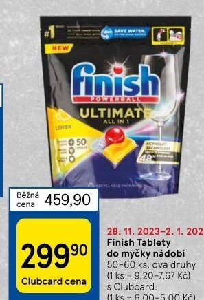 Tablety do myčky Finish