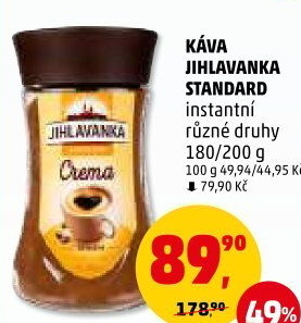 Instantní káva Jihlavanka Standard