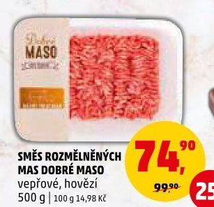 Mleté maso mix Dobré maso