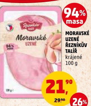 Moravské maso uzené Řezníkův talíř
