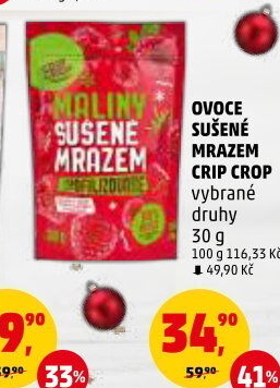 Mrazem sušené ovoce Crip Crop