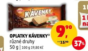 Oplatky Kávenky Sedita