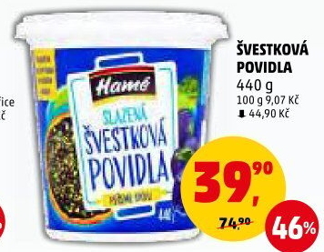 Povidla Hamé