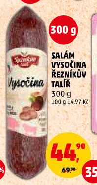 Salám Vysočina Řezníkův talíř