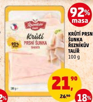 Šunka krůtí prsní Řezníkův talíř