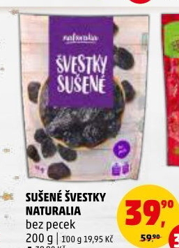 Švestky sušené Naturalia