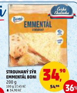 Sýr Ementál strouhaný Boni