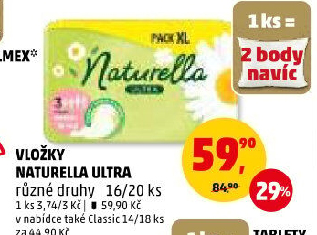 Vložky dámské Ultra Naturella