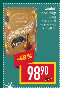 Bonboniéra Pralinky Lindor Lindt