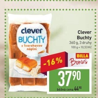 Buchty s náplní Clever