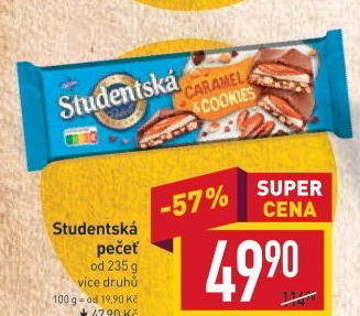 Čokoláda Studentská pečeť Orion